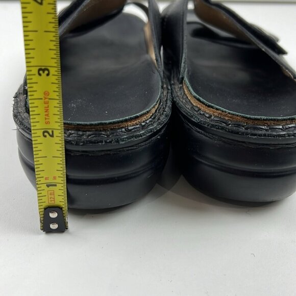 Finn Comfort Women's Black leather Sansibar Sandals Size 39 - Picture 11 of 12